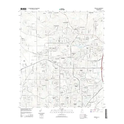 2014 Map of Spring Hill, 2014 Print