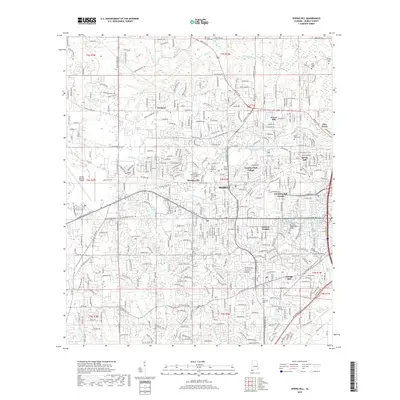 2018 Map of Spring Hill, 2018 Print