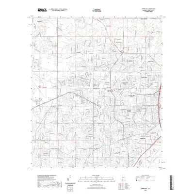 2020 Map of Spring Hill, 2020 Print