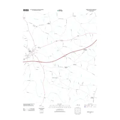 2013 Map of Spring Hope, 2013 Print