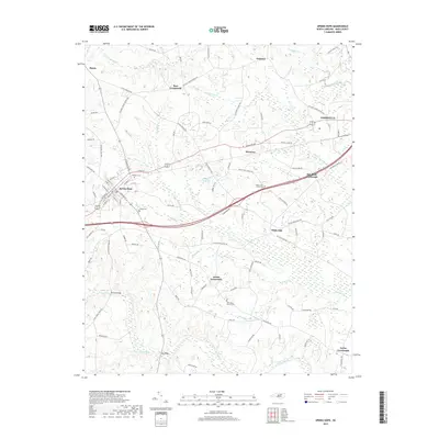 2019 Map of Spring Hope, 2019 Print