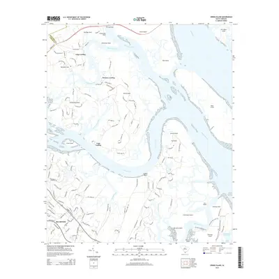 2014 Map of Spring Island, 2014 Print