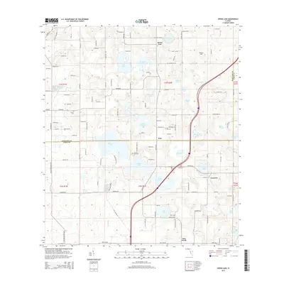 2015 Map of Spring Lake, 2015 Print