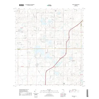 2018 Map of Spring Lake, 2018 Print