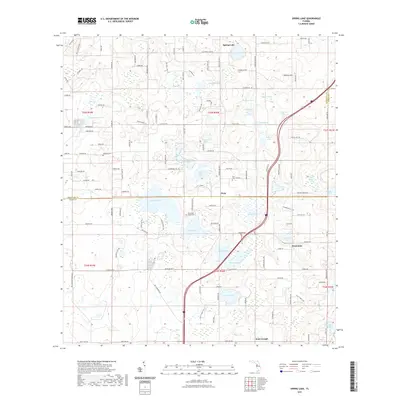 2021 Map of Spring Lake, 2021 Print