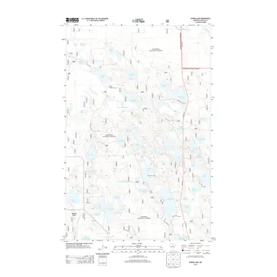 2013 Map of Spring Lake, 2013 Print