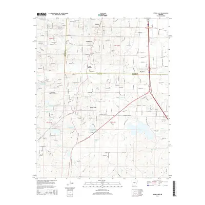 2014 Map of Spring Lake, 2014 Print