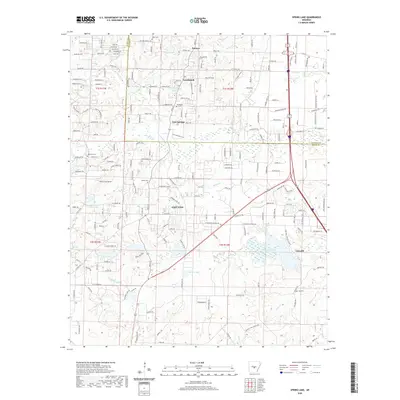 2020 Map of Spring Lake, 2020 Print