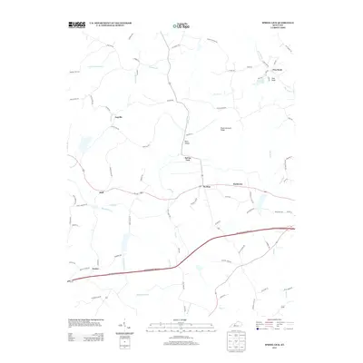 2013 Map of Spring Lick, 2013 Print