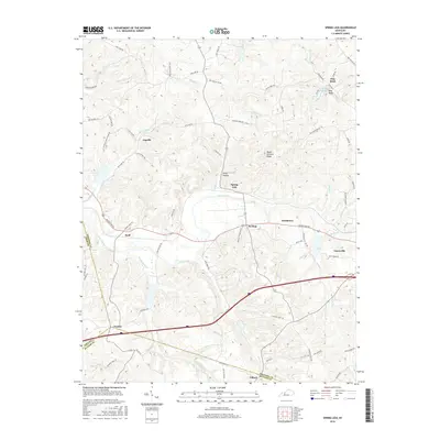 2016 Map of Spring Lick, 2016 Print