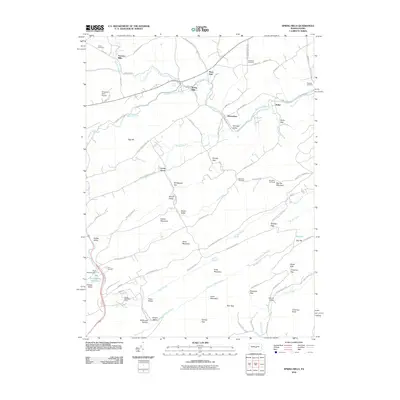 2010 Map of Spring Mills, 2010 Print