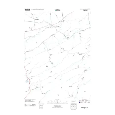 2013 Map of Spring Mills, 2013 Print