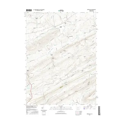 2016 Map of Spring Mills, 2016 Print