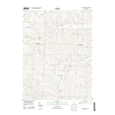 2013 Map of Spring Mountain, 2013 Print