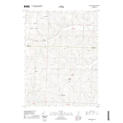 2019 Map of Spring Mountain, 2019 Print