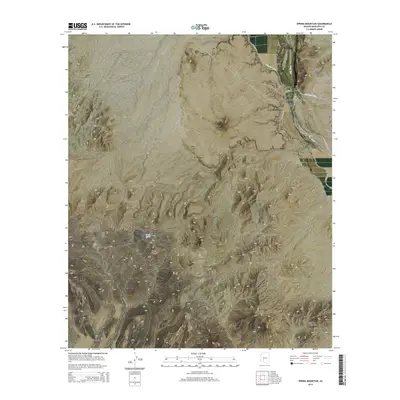 2014 Map of Spring Mountain, 2014 Print