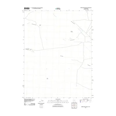 2011 Map of Spring Mountain, 2011 Print
