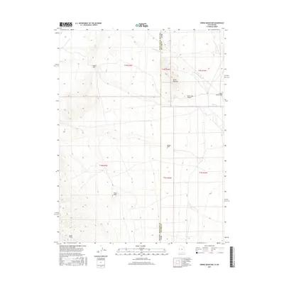 2017 Map of Spring Mountain, 2017 Print