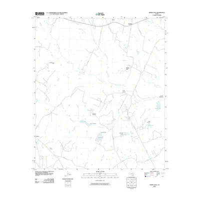 2010 Map of Spring Seat, 2010 Print