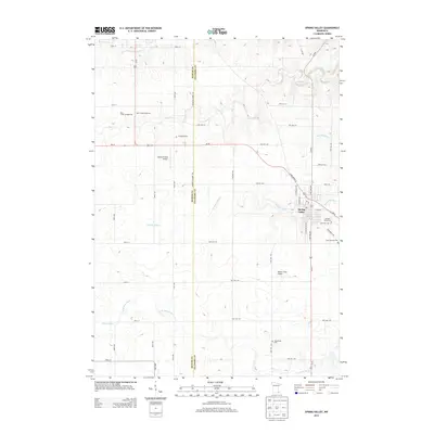 2013 Map of Spring Valley, 2013 Print