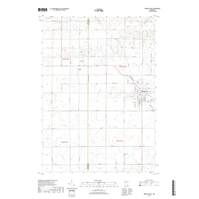 2019 Map of Spring Valley, 2019 Print