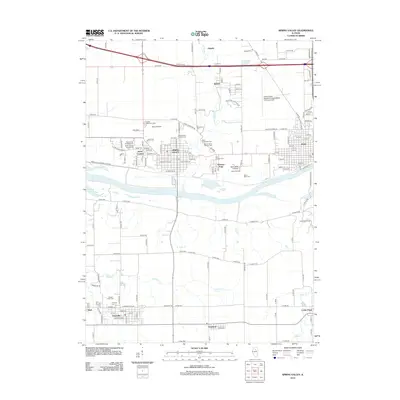 2012 Map of Spring Valley, 2012 Print
