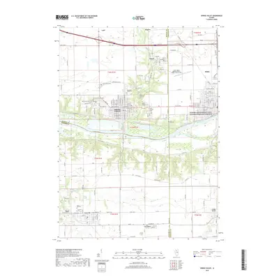 2018 Map of Spring Valley, 2018 Print