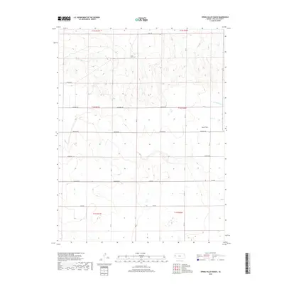 2018 Map of Spring Valley Ranch, 2018 Print