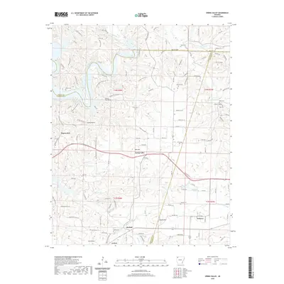 2020 Map of Spring Valley, 2020 Print