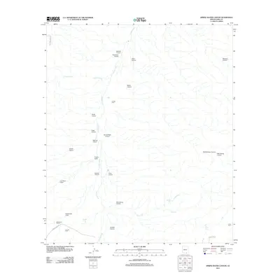 2012 Map of Spring Water Canyon, 2012 Print