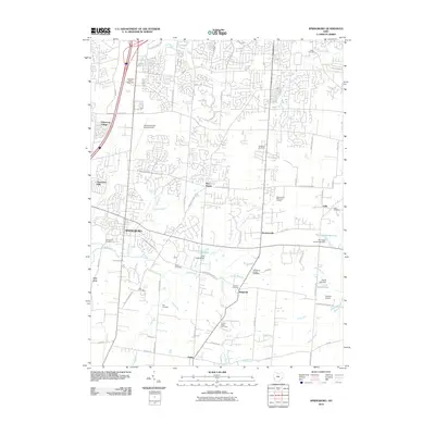 2010 Map of Springboro, 2010 Print