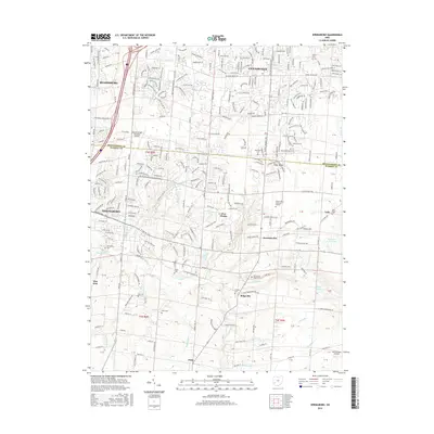 2016 Map of Springboro, 2016 Print