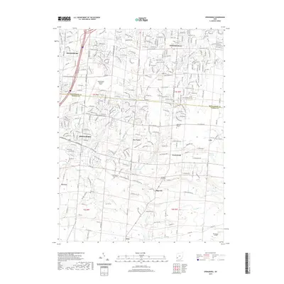 2019 Map of Springboro, 2019 Print