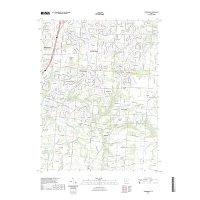 2023 Map of Springboro, 2023 Print
