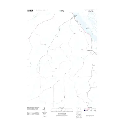 2013 Map of Springbrook, 2013 Print