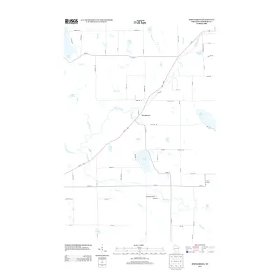 2013 Map of Springbrook, 2013 Print
