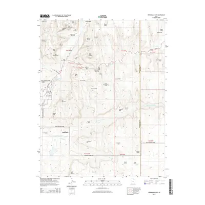 2014 Map of Springdale East, 2014 Print