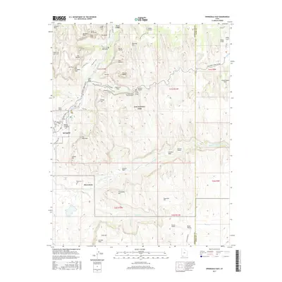 2017 Map of Springdale East, 2017 Print