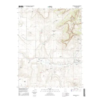 2017 Map of Springdale West, 2017 Print