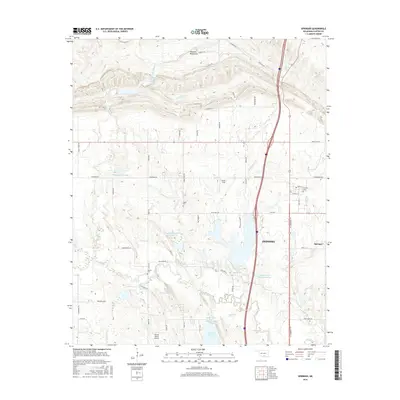 2016 Map of Springer, 2016 Print