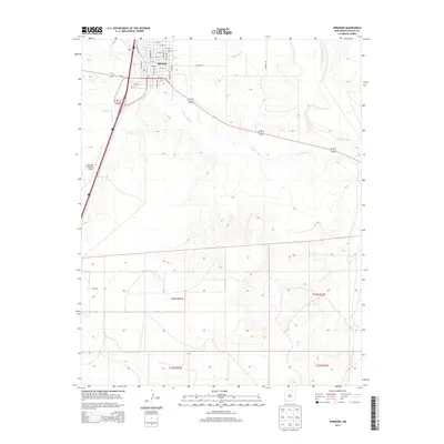 2013 Map of Springer, 2013 Print