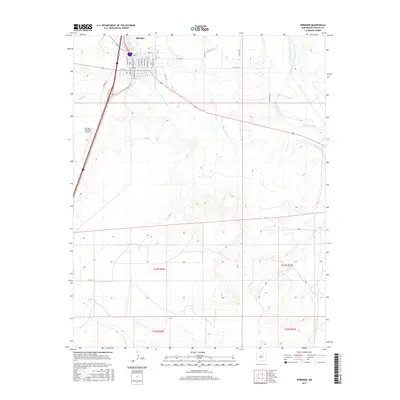 2017 Map of Springer, 2017 Print