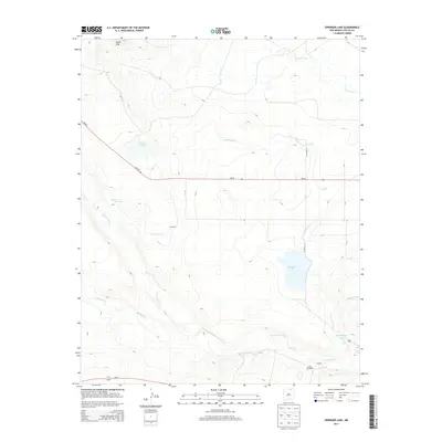 2013 Map of Springer Lake, 2013 Print