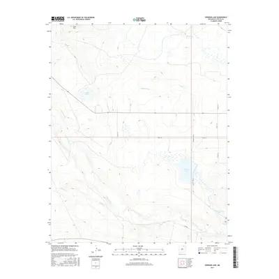 2017 Map of Springer Lake, 2017 Print