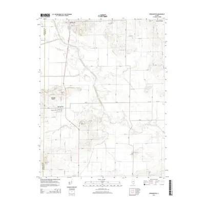 2015 Map of Springerton, 2015 Print