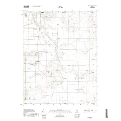 2018 Map of Springerton, 2018 Print