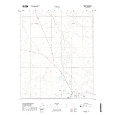 2018 Map of Springerville, 2018 Print