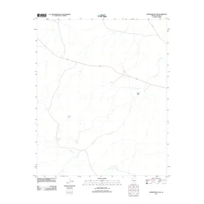 2011 Map of Springerville NW, 2011 Print