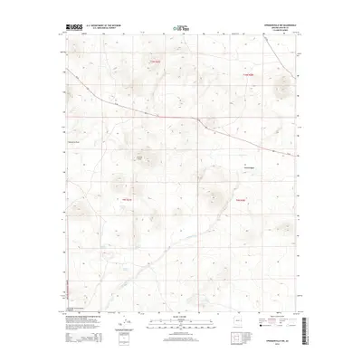 2014 Map of Springerville NW, 2014 Print