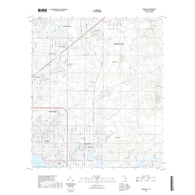 2021 Map of Springfield, 2021 Print